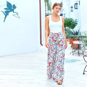 DEBBIE KATZ South Beach Leksa Cotton Palazzo Pant